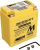 AGM Battery MOTOBATT 12V, maintenance-free filled, leak-proof due to AGM technology (glass fibre fleece), Type YB3L-A or YB3L-B