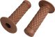 Handlebar Grip Biltwell 'Thruster', brown, 1 pair, suitable for 22mm handlebars, closed ends