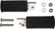 KEDO Passenger Footpegs 'Bronco', 1 Pair (Without Bracket, NOT Suitable for SR500, not Street Legal)