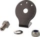 Universal Taillight Bracket for LED Taillight KOSO GT-02 (see item no. 41812K/R), with hollow drilled M8 screw for elegant cable feed through