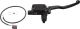 BREMBO Front Brake Master Cylinder, 13mm piston diameter, with lever and mirror mount M10x1.25 left-hand thread, incl. brake light switch, loom length 42cm
