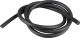 Silicone Ignition Cable, 1m, 7mm outer diameter, 1 mm² copper conductor, black-grey (high-quality construction, sheathing much softer than PVC cable)