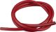 Silicone Ignition Cable, 1m, 7mm outer diameter, 1 mm² copper conductor, red (high-quality construction, sheathing much softer than PVC cable)