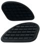 Scrambler Tank Pad, 1 Pair, Black, Self-Adhesive