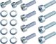 Fuel Petcock Bolt Set (Allen screws, zinc plated, suitable for SR500 petcocks equipped with two diaphragms, 18 Pcs.)