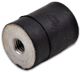 Rubber Buffer Diameter 20mm, Height 25mm, M6 Double Female Thread