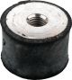 Rubber Buffer Diameter 30mm, Height 20mm, 2x M8 Female Thread