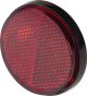 Replica Rear Reflector, Red, Round, 55mm Reflector/59mm overall, M5 Bolt, E-Approved, OEM reference # 449-85131-01
