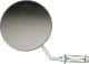 Bar End Mirror (Round), LH, Stainless Steel