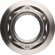 Rear Wheel Axle Nut, stainless steel with flange, NO locking device, M16x1.50 (EN 1.4401)