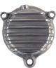 'ViRace' Oil Filter Cover with Cooling Fins, Aluminium polished