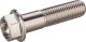 Hex-Head Screw M10x1.25x40mm, stainless steel, polished, 1 piece