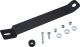 Licence Plate Strut, stainless steel black, fits item 50096/50097 on original licence plate holder, incl. mounting material