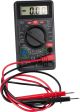 Digital Multimeter, test leads with 63cm length, LCD display, overload protection, polarity indicator, diode tester, LOW-BAT indicator