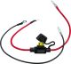 Cable Set for Installing a Battery (e.g. item 40029SLA) with Screw Terminals, no tool compartment, incl. 20A mini plug-in fuse