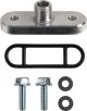 Fuel Petcock Adapter SR500 (OEM flange to M14x1, bolt distance 46mm) incl. screws and gasket -></picture> matching fuel petcock see item 29251/50597