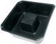 Oil Waste Bin, approx. 9l (35x35x13cm, Black)