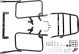 Luggage Rack, Complete, Black