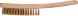 Wire Hand Brush, Wavy Steel Wire 0,30mm, Three Rowed, Wooden Handle, approx. 28cm