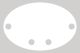Start Number Plate Sticker, 1 pc, white, suitable for SW-Motech start number plate item 60708L/R