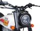 JvB-moto Headlight Cover 'D-Track' incl. LED Insert + Mounting Material (GRP unpainted)