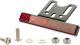 Reflector Mounting Bracket, Aluminium, fits Bracket 63020 (can be equipped with number plate lamp 41406)