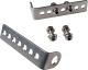 Indicator Mounting Kit Universal, stainless steel, fits license plate bracket e.g. item 23470/63020/62023 and indicator with 10mm stem, 1 pair