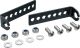 Indicator Mounting Kit Stainless Steel Black, universal, fits for various license plate brackets, for LED indicators with 8-10mm thread