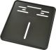 License Plate Support Daytona, aluminium black anodized, deep-drawn with edge