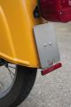 License Plate Bracket, 2mm aluminium with 'e' approved integrated reflector, Ready-to-Mount incl. mounting material