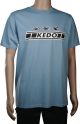 T-Shirt 'KEDO' Size 'M', Light-Blue, (180g Cotton), 100% cotton