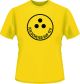 T-Shirt 'Ich sch*** auf 12V', Size L, colour yellow with black print, 100% cotton (approx. 160g/m2)
