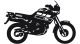 Sticker/Decal 'Stylized XT600Z Ténéré', Glossy Black (approx. 10x6cm)