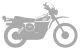 XT500'76 Sticker, stylised '76 model, silver, size approx. 100x61mm, 1 piece