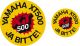 Sticker »XT500 JA BITTE«, diameter 50mm or 80mm, 1 piece