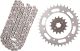 RX-Ring Chain Kit 15T front/37T rear, RK520XSO2, 104 links, open type, coarse geared front sprocket, incl. clip- and rivet chain joint
