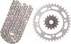 XW-Ring Chain Kit 15T front/39T rear, RK520 XRE, 102 links, OPEN TYPE, fine geared front sprocket, clip- and rivet chain joint
