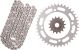 RX-Ring Chain Kit 15T front/39T rear, RK520 XSO2, 102 links, OPEN TYPE, fine geared front sprocket, clip- and rivet chain joint