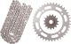 XW-Ring Chain Kit 15/40 RK520XRE, 102 Links, OPEN TYPE, Fine Geared Front Sprocket, clip- and rivet chain joint