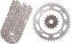 XW-Ring Chain Kit 15/40, 104 Links, open type, RK520XRE, coarse geared front sprocket, incl. clip- and rivet chain joint
