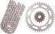 RX-Ring Chain Kit 15T front/40T rear, RK520XSO2, 104 links, open type, fine geared front sprocket, incl. clip- and rivet chain joint