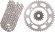 RX-Ring Chain Kit 15T front/45T rear ,106 links, open type, RK520XSO2, fine geared front sprocket, incl. clip- and rivet chain joint