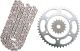 RX-Ring Chain Kit 16T front/46T rear, 112 links, open type RK520XSO2, incl. rivet- and clip chain joint