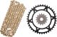 X-Ring Chain Kit RK520VX3 gold 15/39T, 110 Links, open type, incl. clip- and rivet chain joint