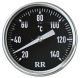 RR Oil Dipstick Thermometer RR34 with BLACK Clock-Face
