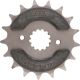 17T Sprocket, two-sided rubberised for noise reduction