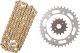X-Ring Chain Kit 15/37 DID520VX3 G&B, 104 Links, Endless, Coarse Geared Front Sprocket
