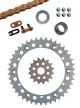 SR500 'Racing Chain Kit', complete with 16T Front Sprocket, 42T Alu Rear Sprocket, DID Racing Chain 520ERT3/102 Links + Clip Joint and Small Parts