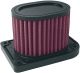 K&N High Flow Air Filter YA-0075, OEM Replacement, Street Legal, 1 Piece, 2x Required