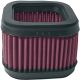 K&N High Flow Air Filter YA-1100, OEM Replacement, Street Legal